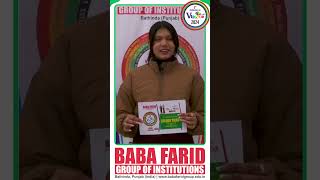 Mr amp Miss VIBGYOR  Baba Farid Group of Institutions  BFGI [upl. by Gnen]