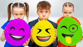 Funny Emoji Day with Vania Mania Kids [upl. by Post]