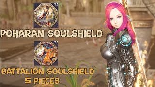 Blade and Soul First 5 Pieces Battalion Soul Shield DPS Test [upl. by Amled]