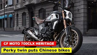 CFMOTO CLX 700 Heritage  Specs  Test Ride [upl. by Daggna]