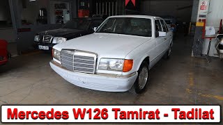 Mercedes W126 Tamirat  Tadilat [upl. by Maure]