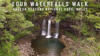 Four Waterfalls Walk Brecon Beacons  Hike guide with epic drone footage of Sgwd yr Eira [upl. by Zehe]