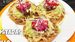 Tostadas de Pollo [upl. by Sorensen522]