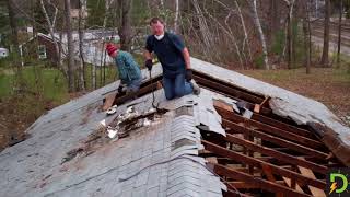 Demolishing the old house DIY Part 1 [upl. by Holtorf513]