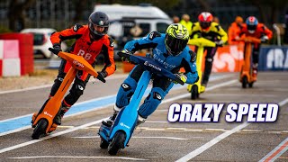 Fastest Track Racing Electric Scooter in the World Helbiz Tech [upl. by Nirac248]