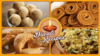 Diwali Special Recipes  Chivda Rava Laddu Chakli Karanji  Complete Faral by Archana in Marathi [upl. by Felita238]