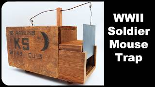 WWII Soldier KRation Mouse Trap Catches Rats amp Mice Mousetrap Monday [upl. by Tanya]