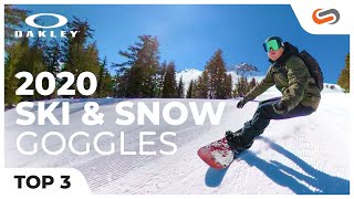 TOP 3 Oakley Snow Goggle Picks for 2020  SportRx [upl. by Jard]