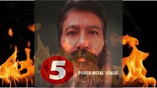 The Best 5 power metal songs Part 1 [upl. by Kcirrez]