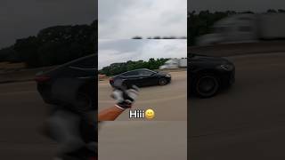 Highway crush literally funny viralvideo motorcycle biker [upl. by Laved726]