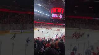 Calgary Wranglers OT Goal Live Jakob Pelletier not my vid calgaryflames ahl [upl. by Gilcrest]