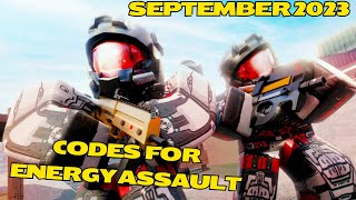 NEW All secret codes for Energy Assault September 2023 [upl. by Malva666]