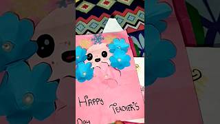 viralshort happy teachers day😍🫶cards making idea for teachers💫😍i made it for teachers [upl. by Otsugua]