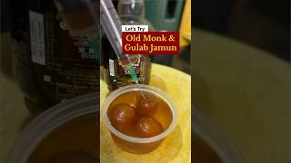 Old monk infused gulab jamun rum oldmonk cocktail hindi bangalore foodie love trending [upl. by Fregger]