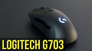 ✅ Logitech G703 Gaming Mouse Review [upl. by Esorrebma]