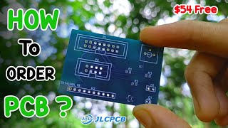 How to order high quality PCB from JLCPCB  54 Free Coupon  JLCPCB [upl. by Ennairoc313]