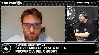 Secretario de Pesca de la provincia del Chubut Dr Andrés Arbeletche quotLa pesca está bajo ataquequot [upl. by Carilla]