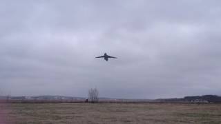 Lockheed C5A Galaxy takeoff Ramstein Air Base 21032017 [upl. by Pepillo]