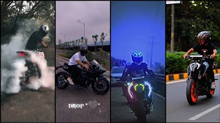 Boys ATTITUDE RIDERs 😎 PRO RIDErS ❌ HEAVY STUNTs⭕ STUNTS RIDERS🖤KTM🧡R15💜NS200❤️DUKE [upl. by Nidya]