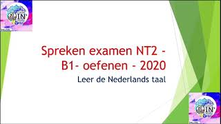 2023  Spreken examen B1 [upl. by Raval475]