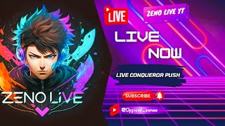 LIVE CONQUEROR PUSH  ZENO LIVE YT PUBGMOBILE [upl. by Waylon143]