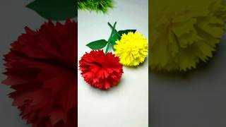 Easy Handmade Paper Flowers toturial 💐🌹  Artificial Paper Flowers diy  viralshort papercrafts [upl. by Zsolway]