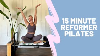 15 Minute Reformer Pilates  Glute amp Arm Focused [upl. by Ynnad]