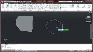 3D 基本  線分など描くときに、Z 座標に注意（AutoCAD 2011） [upl. by Ronym]