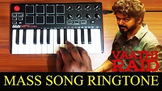 Vaathi Raid Song  Mass Bgm By Raj Bharath  Thalapathy Vijay  Anirudh [upl. by Nyletak]