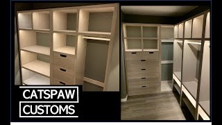 Custom BuiltIn Illuminated Closet [upl. by Norek856]