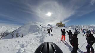 Sauze dOulx 1132024 Second ski day [upl. by Cher245]