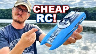 Is This CHEAP RC Boat Worth The SAVINGS VolantexRC Atomic XS [upl. by Eneluj5]