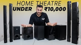 I Bought THE BEST 5 HOME THEATRES under ₹10000  WORST to BEST [upl. by Plafker]