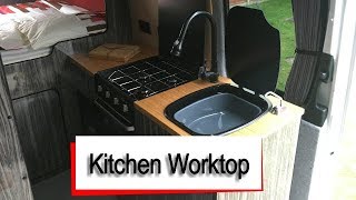 Mercedes Sprinter Camper  Kitchen Worktop [upl. by Alyahsat]