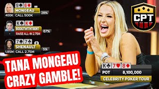 Craziest Poker Hand of 2024 Celebrities Go Crazy [upl. by Mastat]