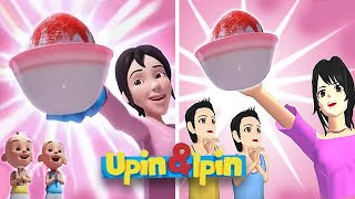 Kumpulan Tiru Aksi Upin Ipin Gaya Lama  SAKURA SCHOOL SIMULATOR [upl. by Sissie479]