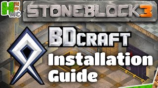 BDCraft Resource Pack for Stoneblock 3  Guide [upl. by Parnas]