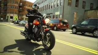 Victory official Hammer versus HarleyDavidson VRod 2010 [upl. by Calli505]