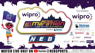 LIVE WIPRO BANGALURU MARATHON 2023  08102023  NEBSPORTS [upl. by Sauls]