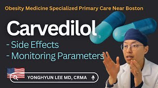 Carvedilol Side Effects Monitoring Parameters [upl. by Wickman]