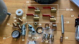 Harbor Freight Abrasive Blaster Assembly [upl. by Lahey608]