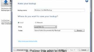 Windows Live Mail with FBackup [upl. by Trisa]