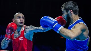 Lasha Guruli GEO vs Vakhid Abbasov SRB European Boxing Championships 2024 SFs 67kg [upl. by Keyte]