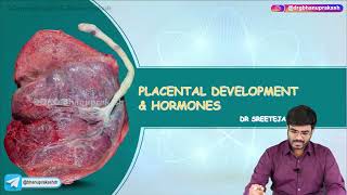 Placental Development amp Hormones  Obstetrics and Gynaecology Lecture [upl. by Rasaec301]