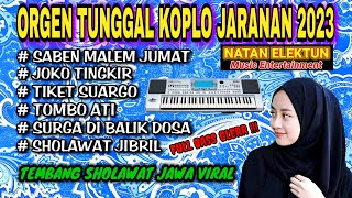 ORGEN TUNGGAL KOPLO JARANAN  COVER NATAN ELEKTUNE❗Saben malem jumat Joko tingkir Tombo ati [upl. by Oicirbaf]