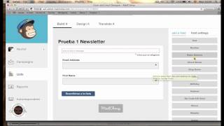 Mailchimp para Wordpress parte 3 crear un formulario de registro optin [upl. by Llebasi]