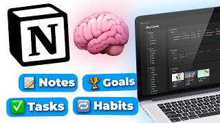 Tour my Notion Second Brain Notion Template Explained 🧠✨ [upl. by Eliathan]