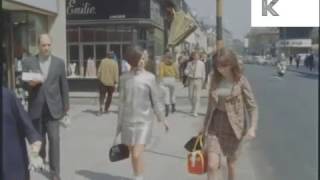 1960s Kings Road London Swinging 60s Fashion Rushes [upl. by Rattray]