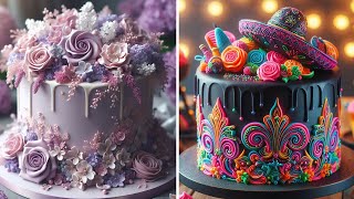 999 Oddly Satisfying Cake Decorating Compilation  Awesome Cake Decorating Ideas  So Tasty Cake [upl. by Yaffit]