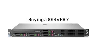 Buying a SERVER  3 things to know [upl. by Euqininod111]